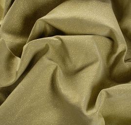 Lamé zelenozlaté design Art Fabrics