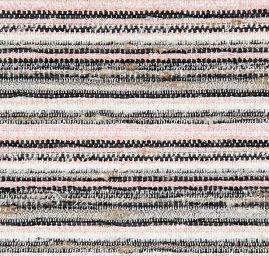 Látka Art Fabrics vlna směs proužky růžová/černá