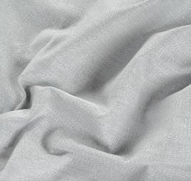 Lamé žakárová tkanina stříbrná