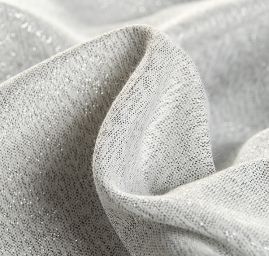 Lamé černostříbrné design Art Fabrics