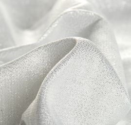 Lamé stříbrné Art Fabrics