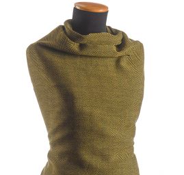 Kostýmová látka vzor rybia kosť sv.zelená Art Fabrics