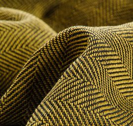 Kostýmová látka vzor rybí kost sv.zelená Art Fabrics