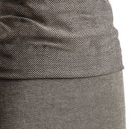 Kostýmová látka vzor rybí kost smetanová Art Fabrics