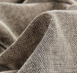 Kostýmová látka melír smotanová / čierna Art Fabrics