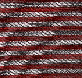 Len viskoza směs Art Fabrics proužek široký červený 
