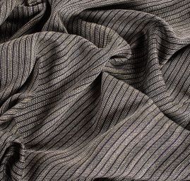 Len viskoza směs Art Fabrics proužek úzký fialový