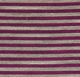 Bavlna len směs Art Fabrics proužky široké fialovorůžové