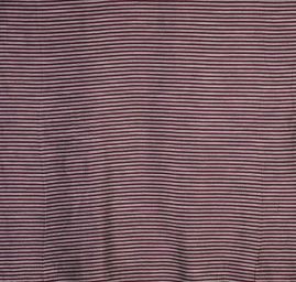 Bavlna len směs Art Fabrics proužky široké fialovorůžové