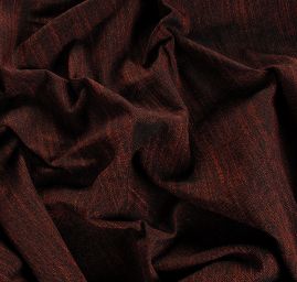 Len směs imitace buretu Art Fabrics hnědý