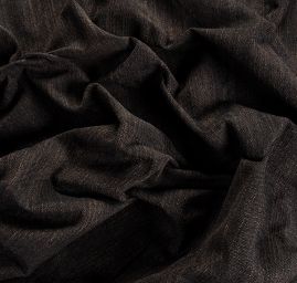 Len směs imitace buretu Art Fabrics hnědý