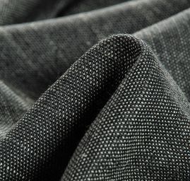 Len směs imitace buretu Art Fabrics zelenošedá