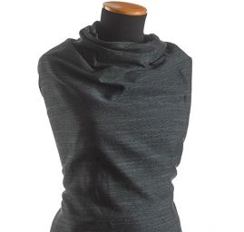 Len směs imitace buretu Art Fabrics modrošedý