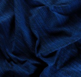 Kostýmová látka Art Fabrics imitace lnu modrá