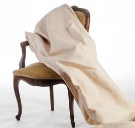 Replika historické látky Art Fabrics Medailon béžovozlatá