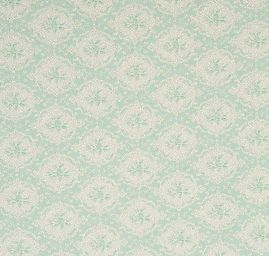 Replika historické látky Art Fabrics Medailon zelenozlatá