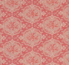 Replika histirické látky Art Fabrics Medailon červenozlatá