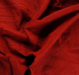 Kostýmová látka Art Fabrics imitácia ľanu červená