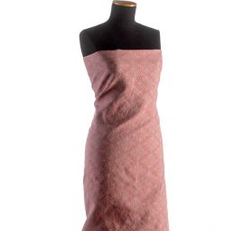 Replika historické látky Art Fabrics Medailon růžovozlatá