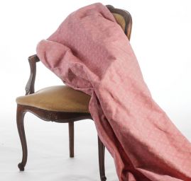 Replika historické látky Art Fabrics Medailon růžovozlatá