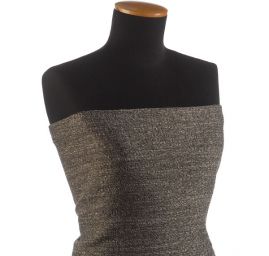 Kostýmová látka Art Fabrics hnědobéžový melír