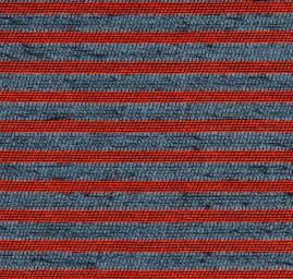 Žinylková látka vzor proužků široké modročervená