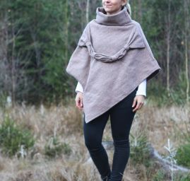 Kostýmová látka Art Fabrics melír starorůžová tenká