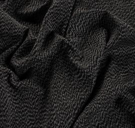 Kostýmová látka Art Fabrics tvíd moaré černobílý