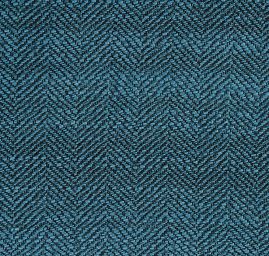 Kostýmová látka vzor rybí kost Art Fabrics modročerná
