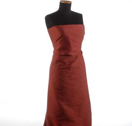 Kostýmová látka bavlna len Art Fabrics cihlová