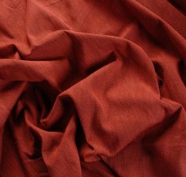 Kostýmová látka bavlna len Art Fabrics cihlová