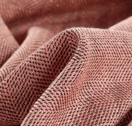 Viskoza len látka rybí kost Art Fabrics pudrovočerná