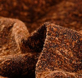 Replika historické látky Art Fabrics Rozálie hnědá