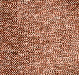 Kostýmová látka vzor rybí kost Art Fabrics hnědá