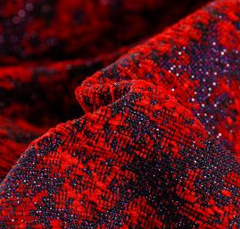 Replika historické látky Art Fabrics Rozálie červená