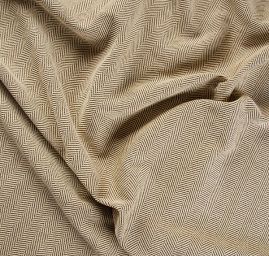 Kostýmová látka vzor rybí kost Art Fabrics smetanová