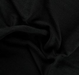 Kostýmová látka vzor rybia kosť Art Fabrics čierna