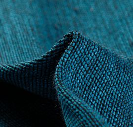 Kostýmová látka Art Fabrics směs modré barvy