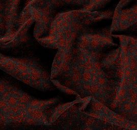 Replika historické látky Art Fabrics Rozálie tm. šedá