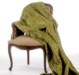 Replika historickej látky Art Fabrics Rozálie zelená