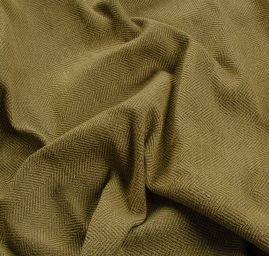 Kostýmová látka vzor rybí kost Art Fabrics khaki