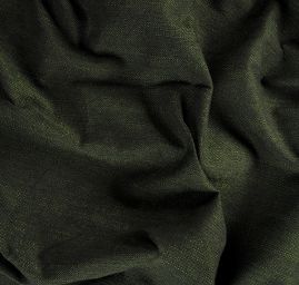 Len Art Fabrics bavlna směs zelenočerná