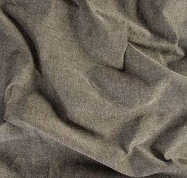 Len Art Fabrics bavlna směs béžovočerná