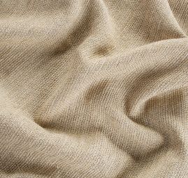 Len Art Fabrics směs plastická struktura režná