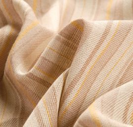 Len Art Fabrics bavlna směs proužky