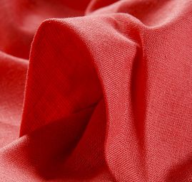 Len Art Fabrics pastel červenorůžová