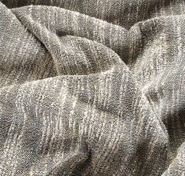 Kostýmová látka Art Fabrics rybí kost melír buklae