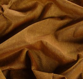Len Art Fabrics šanžán žlutohnědý