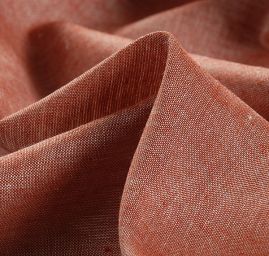 Len Art Fabrics červenohnědé barvy