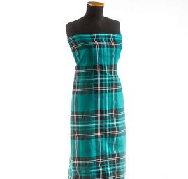 Kostýmová látka Art Fabrics Tartan petrol